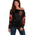 Flame Skull Off Shoulder Sweater Of Course I'm Going To Hell Just Pick You Up - Wonder Print Shop