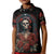 Day of Dead Lady Kid Polo Shirt Sugar Skull Rose Lady - Wonder Print Shop