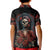 Day of Dead Lady Kid Polo Shirt Sugar Skull Rose Lady - Wonder Print Shop