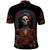 Day of Dead Lady Polo Shirt Sugar Skull Rose Lady - Wonder Print Shop