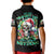 Christmas Skull Kid Polo Shirt On The Naughty List I Regret Nothing - Wonder Print Shop