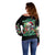 Christmas Skull Off Shoulder Sweater On The Naughty List I Regret Nothing - Wonder Print Shop