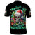 Christmas Skull Polo Shirt On The Naughty List I Regret Nothing - Wonder Print Shop