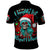 Christmas Skull Lady Polo Shirt On The Naughty List I Regret Nothing - Wonder Print Shop