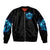 Demon Skull Bomber Jacket One Day I Gonna Say Fuck It All - Wonder Print Shop