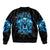 Demon Skull Bomber Jacket One Day I Gonna Say Fuck It All - Wonder Print Shop