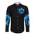 Demon Skull Long Sleeve Button Shirt One Day I Gonna Say Fuck It All - Wonder Print Shop