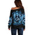 Thunder Skull Off Shoulder Sweater You My Friend Should Have Been Swallowed - Wonder Print Shop