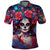 Day of Dead Lady Polo Shirt Sugar Skull Field Rose Lady - Wonder Print Shop