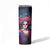 Day of Dead Lady Skinny Tumbler Sugar Skull Field Rose Lady