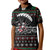 Christmas Skull Kid Polo Shirt Santa Skull Jumps In Parachute - Wonder Print Shop