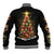 Christmas Sugar Skull Baseball Jacket Christmas Tree Sugar Skull - Wonder Print Shop