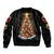 Christmas Sugar Skull Bomber Jacket Christmas Tree Sugar Skull - Wonder Print Shop