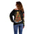 Christmas Sugar Skull Off Shoulder Sweater Christmas Tree Sugar Skull - Wonder Print Shop