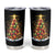 Christmas Sugar Skull Tumbler Cup Christmas Tree Sugar Skull