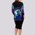 Witch Skull Long Sleeve Bodycon Dress You Couldn't Handle Me Even With Intrustions - Wonder Print Shop