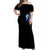 Witch Skull Off Shoulder Maxi Dress You Couldn't Handle Me Even With Intrustions - Wonder Print Shop