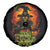 Witch Skull Spare Tire Cover Zero Fucking Given - Wonder Print Shop