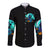 Witch Skull Long Sleeve Button Shirt Come With Us And You Will See Our Halloween - Wonder Print Shop