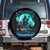 Witch Skull Spare Tire Cover Come With Us And You Will See Our Halloween - Wonder Print Shop