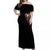 Cross Skull Off Shoulder Maxi Dress Honesty Loyalty And Respect Worth More Than Gold, Diamond - Wonder Print Shop