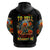 Pumpkin Skull Hoodie I Wan't Go To Hell The Devil Still Restraining Against Me - Wonder Print Shop