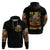 Pumpkin Skull Hoodie I Wan't Go To Hell The Devil Still Restraining Against Me - Wonder Print Shop