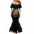 Pumpkin Skull Mermaid Dress I Wan't Go To Hell The Devil Still Restraining Against Me - Wonder Print Shop