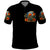 Pumpkin Skull Polo Shirt I Wan't Go To Hell The Devil Still Restraining Against Me - Wonder Print Shop