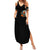 Pumpkin Skull Summer Maxi Dress I Wan't Go To Hell The Devil Still Restraining Against Me - Wonder Print Shop