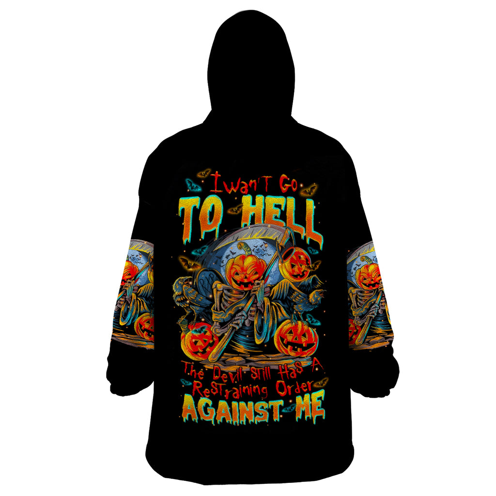 pumpkin-skull-wearable-blanket-hoodie-i-want-go-to-hell-the-devil-still-restraining-against-me