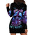 Witch Skull Hoodie Dress Iam Who Iam Your Approval Isn't Need - Wonder Print Shop