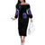 Witch Skull Off The Shoulder Long Sleeve Dress Iam Who Iam Your Approval Isn't Need - Wonder Print Shop