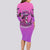 Witch Skull Long Sleeve Bodycon Dress I'm A Grumpy Old Lady Sarcasm Depends On Your Stupidity - Wonder Print Shop