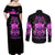 Queen Skull Couples Matching Off Shoulder Maxi Dress and Long Sleeve Button Shirt Bitch I'm Not A Princess I'm The Fucking Queen - Wonder Print Shop