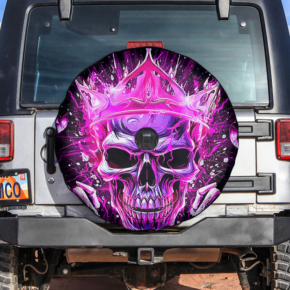 Queen Skull Spare Tire Cover Bitch I'm Not A Princess I'm The Fucking Queen - Wonder Print Shop