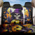 Pumpkin Witch Skull Back Car Seat Cover In My Defense The Moon Was Full And I Was Left Unsupervided - Wonder Print Shop