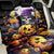 Pumpkin Witch Skull Back Car Seat Cover In My Defense The Moon Was Full And I Was Left Unsupervided - Wonder Print Shop