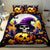 Pumpkin Witch Skull Bedding Set In My Defense The Moon Was Full And I Was Left Unsupervided - Wonder Print Shop