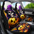 Pumpkin Witch Skull Car Seat Cover In My Defense The Moon Was Full And I Was Left Unsupervided - Wonder Print Shop