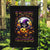 Pumpkin Witch Skull Garden Flag In My Defense The Moon Was Full And I Was Left Unsupervided - Wonder Print Shop