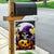 Pumpkin Witch Skull Garden Flag In My Defense The Moon Was Full And I Was Left Unsupervided - Wonder Print Shop