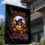 Pumpkin Witch Skull Garden Flag In My Defense The Moon Was Full And I Was Left Unsupervided - Wonder Print Shop