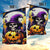 Pumpkin Witch Skull Garden Flag In My Defense The Moon Was Full And I Was Left Unsupervided - Wonder Print Shop