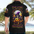 Pumpkin Witch Skull Hawaiian Shirt In My Defense The Moon Was Full And I Was Left Unsupervided - Wonder Print Shop