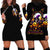 Pumpkin Witch Skull Hoodie Dress In My Defense The Moon Was Full And I Was Left Unsupervided - Wonder Print Shop