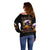 Pumpkin Witch Skull Off Shoulder Sweater In My Defense The Moon Was Full And I Was Left Unsupervided - Wonder Print Shop