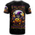 Pumpkin Witch Skull T Shirt In My Defense The Moon Was Full And I Was Left Unsupervided - Wonder Print Shop