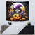 Pumpkin Witch Skull Tapestry In My Defense The Moon Was Full And I Was Left Unsupervided