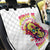 Flower Skull Back Car Seat Cover Judge Me When You're Perfect Otherwise Shut Up - Wonder Print Shop